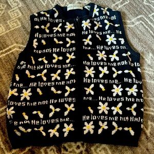 Vintage Marisa Christina knitted vest